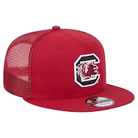 Men's New Era Garnet South Carolina Gamecocks Trucker 9FIFTY Snapback Hat