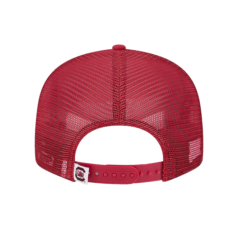 Casquette Snapback 9FIFTY Trucker pour homme New Era Garnet South Carolina Gamecocks