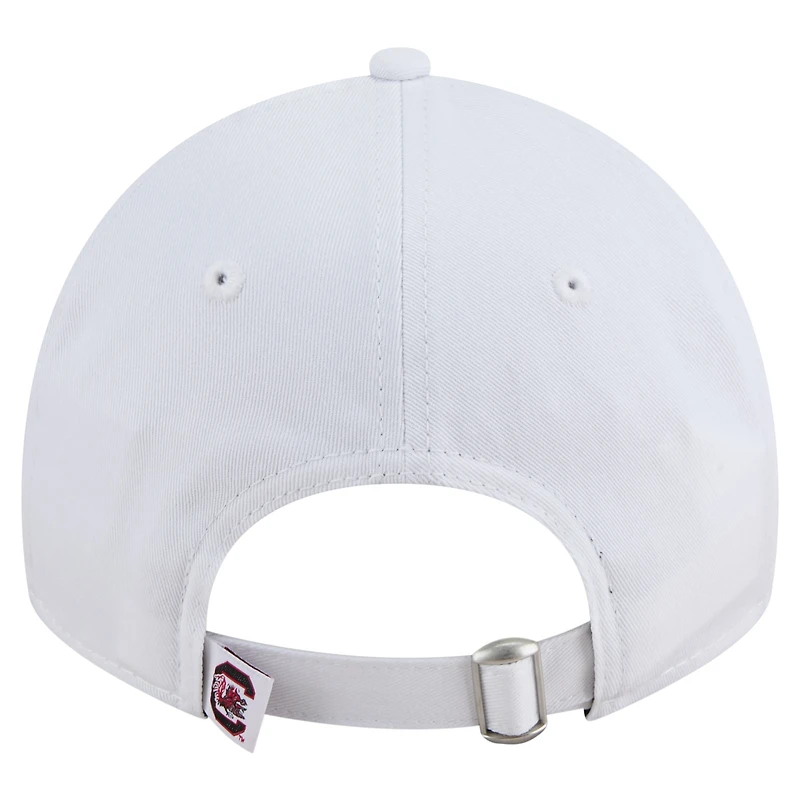 Men's New Era White South Carolina Gamecocks Fan 9TWENTY Adjustable Hat