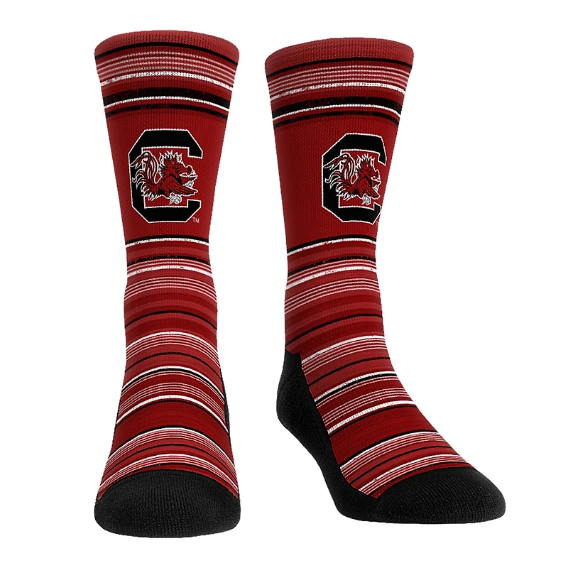 Pack combiné de chaussettes et caleçons boxeurs Rock Em Socks South Carolina Gamecocks Primary Crew pour hommes