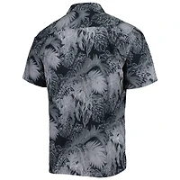 Men's Tommy Bahama Black South Carolina Gamecocks Coast Luminescent Fronds IslandZone Button-Up Camp Shirt