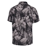 Men's Tommy Bahama Black South Carolina Gamecocks Coast Nuevo Fronds Button-Up Shirt