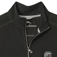 Men's Tommy Bahama Black South Carolina Gamecocks Montego Bay Half-Zip Jacket