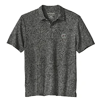 Men's Tommy Bahama  Gray South Carolina Gamecocks IslandZone Wild Hibiscus Tri-Blend Polo