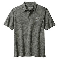 Men's Tommy Bahama Gray South Carolina Gamecocks Palm Fresco Hibiscus IslandZone® Polo
