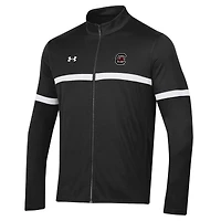 Veste entièrement zippée Under Armour pour hommes des Gamecocks de Caroline du Sud 2023 Assist Warm Up noire
