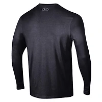 T-shirt de football américain à manches longues Under Armour pour homme, coloris noir, Gamecocks Caroline du Sud 2025.