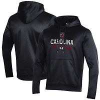 Sweat à capuche en molleton noir pour homme Under Armour South Carolina Gamecocks Beach Volleyball All Day