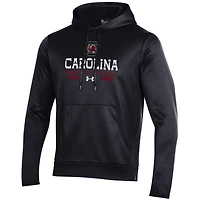 Men's Under Armour Black South Carolina Gamecocks Beach Volleyball All Day Fleece Pullover Hoodie