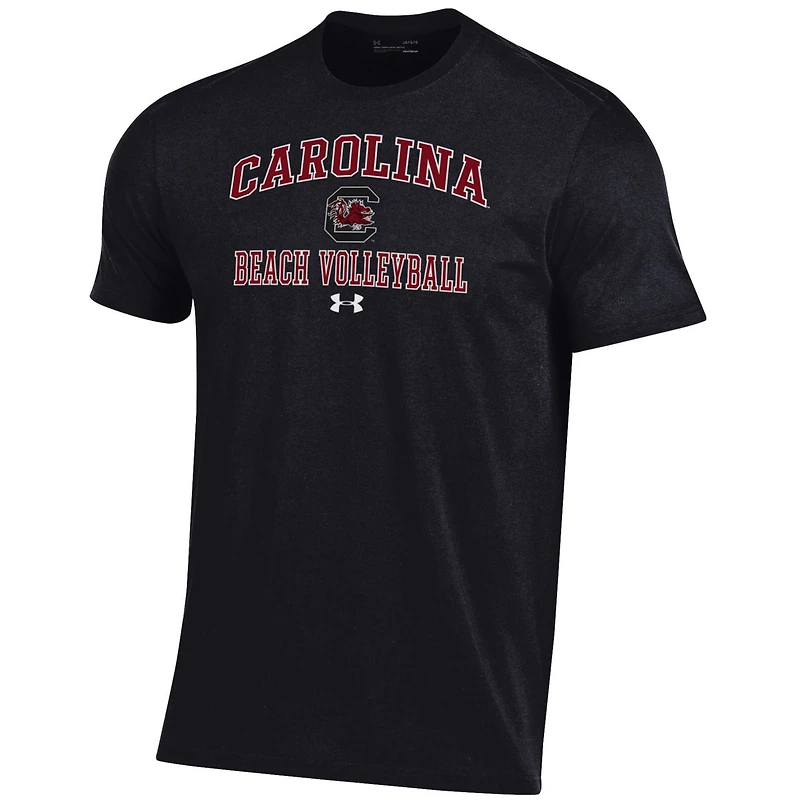 Men's Under Armour Black South Carolina Gamecocks Beach Volleyball Performance T-Shirt