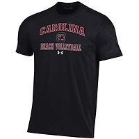 Men's Under Armour Black South Carolina Gamecocks Beach Volleyball Performance T-Shirt