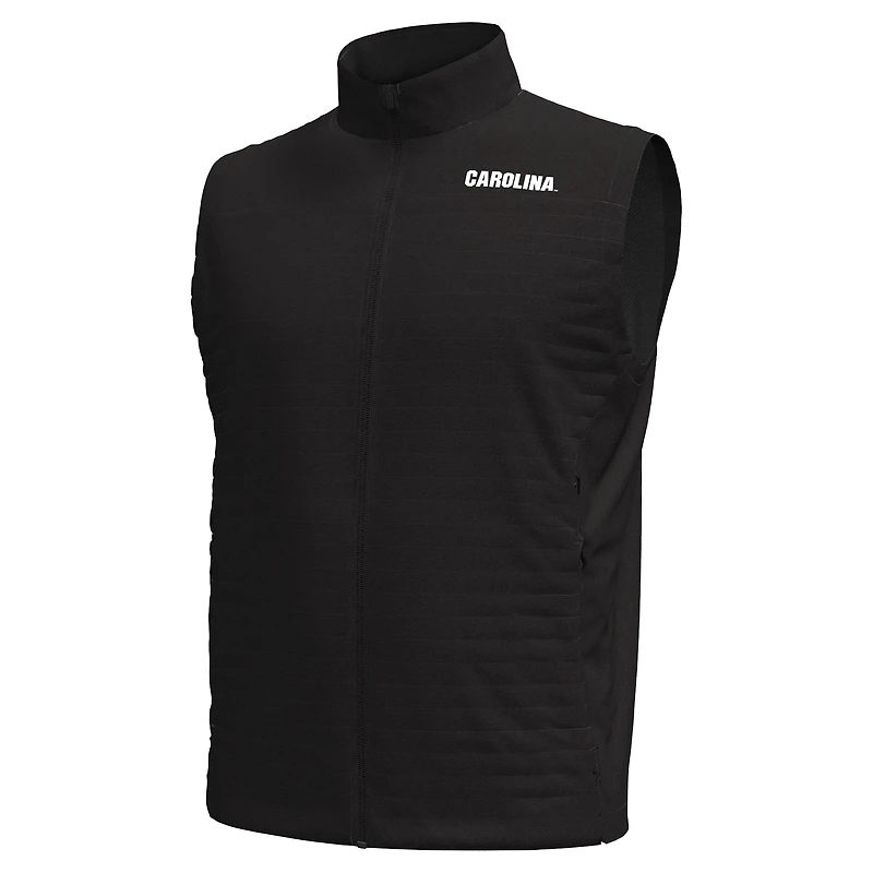 Gilet zippé Under Armour noir pour homme, Gamecocks de Caroline du Sud Drive Pro Storm