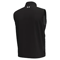 Gilet zippé Under Armour noir pour homme, Gamecocks de Caroline du Sud Drive Pro Storm