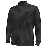 Haut demi-zippé ArmorFuse noir pour homme des Gamecocks de Caroline du Sud la collection Freedom d'Under Armour