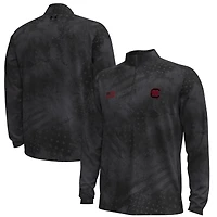 Haut demi-zippé ArmorFuse noir pour homme des Gamecocks de Caroline du Sud la collection Freedom d'Under Armour