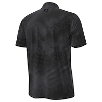 Men's Under Armour Black South Carolina Gamecocks Freedom Collection ArmourFuse Polo