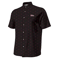 Men's Under Armour  Garnet South Carolina Gamecocks Gameday Armourfuse Camp Button-Up Shirt