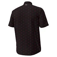 Men's Under Armour  Black South Carolina Gamecocks Gameday Armourfuse Camp Button-Up Shirt