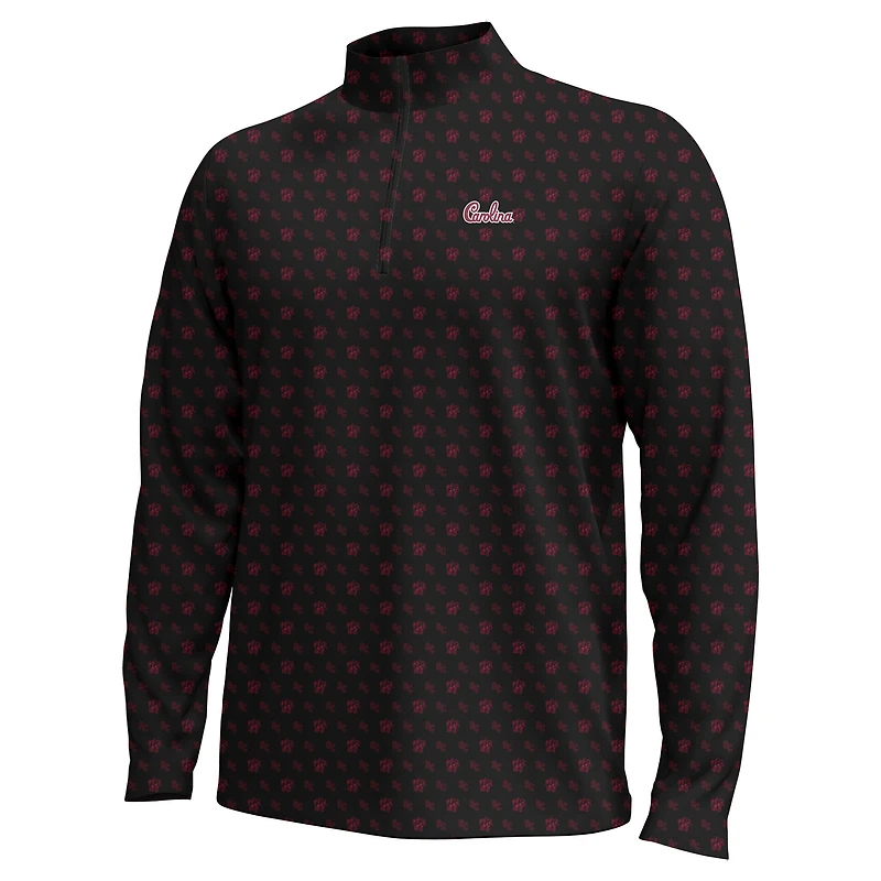 Men's Under Armour  Black South Carolina Gamecocks Gameday Armourfuse Half-Zip Top