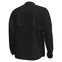 Veste à manches longues et quart de zip Under Armour Black South Carolina Gamecocks Motivate pour homme
