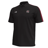 Men's Under Armour Black South Carolina Gamecocks Pinnacle Performance Polo