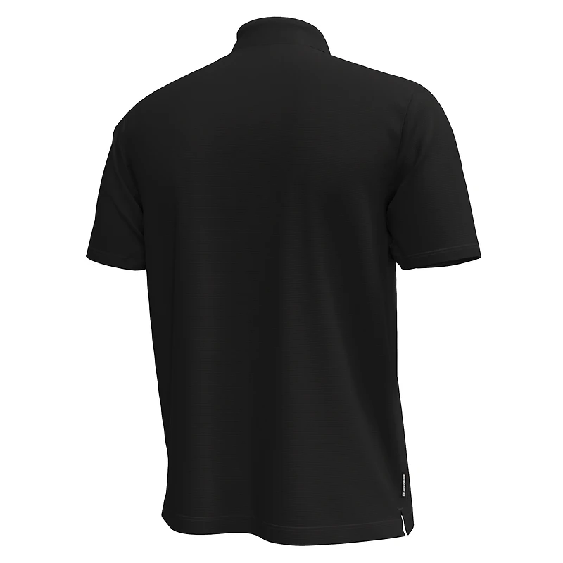 Men's Under Armour Black South Carolina Gamecocks Playoff Chest Stripe Performance Polo