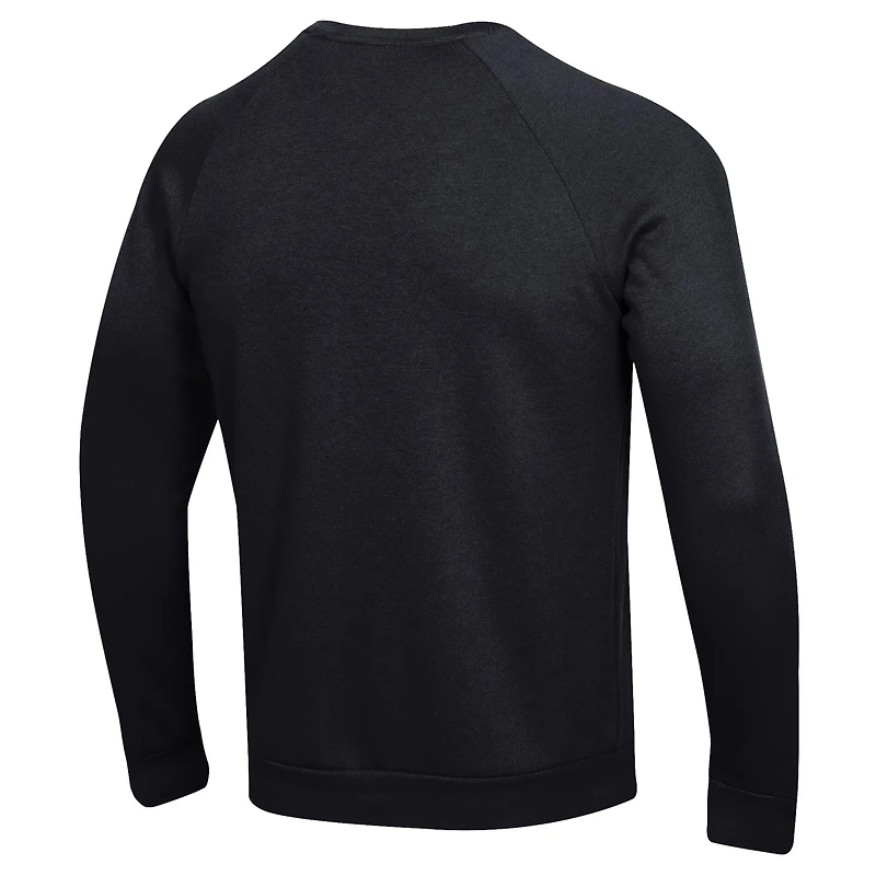 Men's Under Armour  Black South Carolina Gamecocks Raglan Basketball Rival Fleece Pullover Sweatshirt