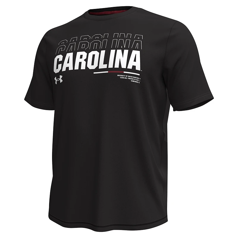 Men's Under Armour Black South Carolina Gamecocks Sideline Knockout T-Shirt