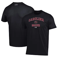 T-shirt de performance noir Under Armour pour homme, motif Arch Over, Gamecocks Caroline du Sud