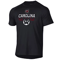 Men's Under Armour Black South Carolina Gamecocks Soccer Icon Tech T-Shirt