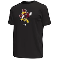 T-shirt technique extensible sportif Under Armour noir pour homme des Gamecocks de Caroline du Sud
