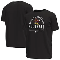 T-shirt technique extensible sportif Under Armour noir pour homme des Gamecocks de Caroline du Sud