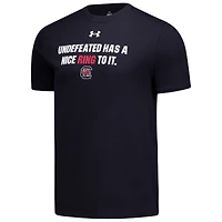 Men's Under Armour Black South Carolina Gamecocks Undefeated Has A Nice Ring T-Shirt