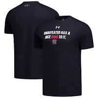 Men's Under Armour Black South Carolina Gamecocks Undefeated Has A Nice Ring T-Shirt