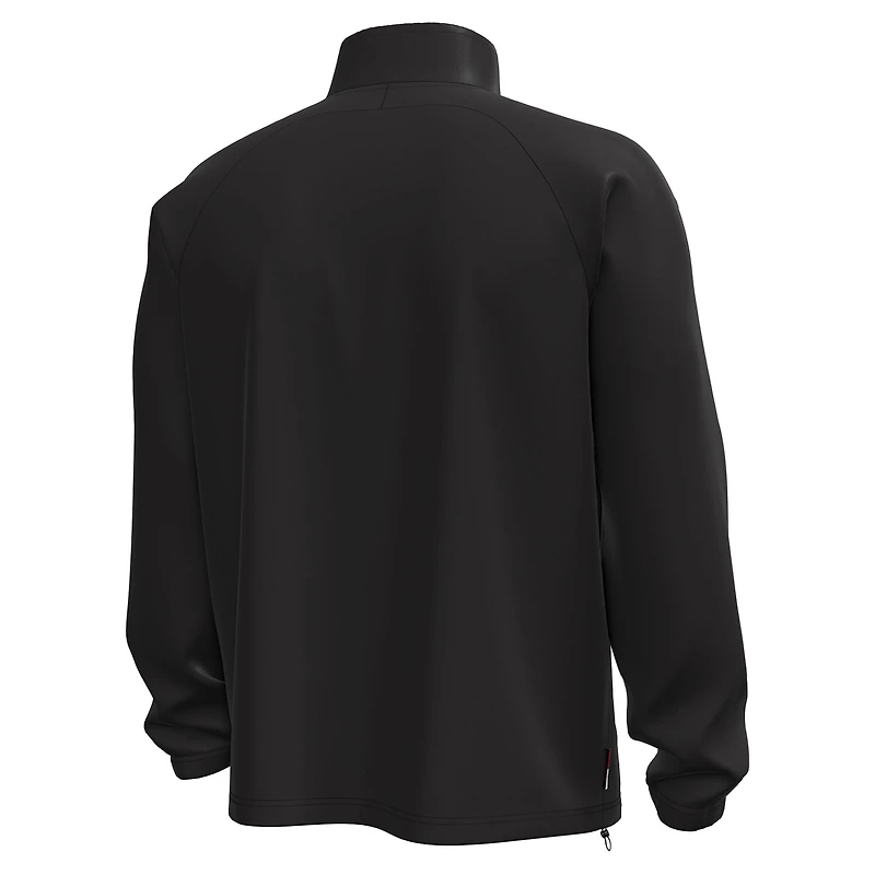 Men's Under Armour  Black South Carolina Gamecocks Unstoppable Woven Anorak Storm Tech Half-Zip Jacket