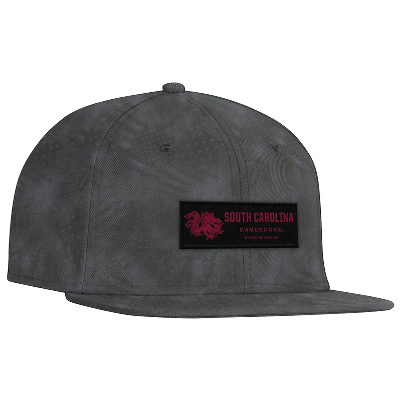 Men's Under Armour Charcoal South Carolina Gamecocks Freedom Collection ArmourFuse Snapback Hat