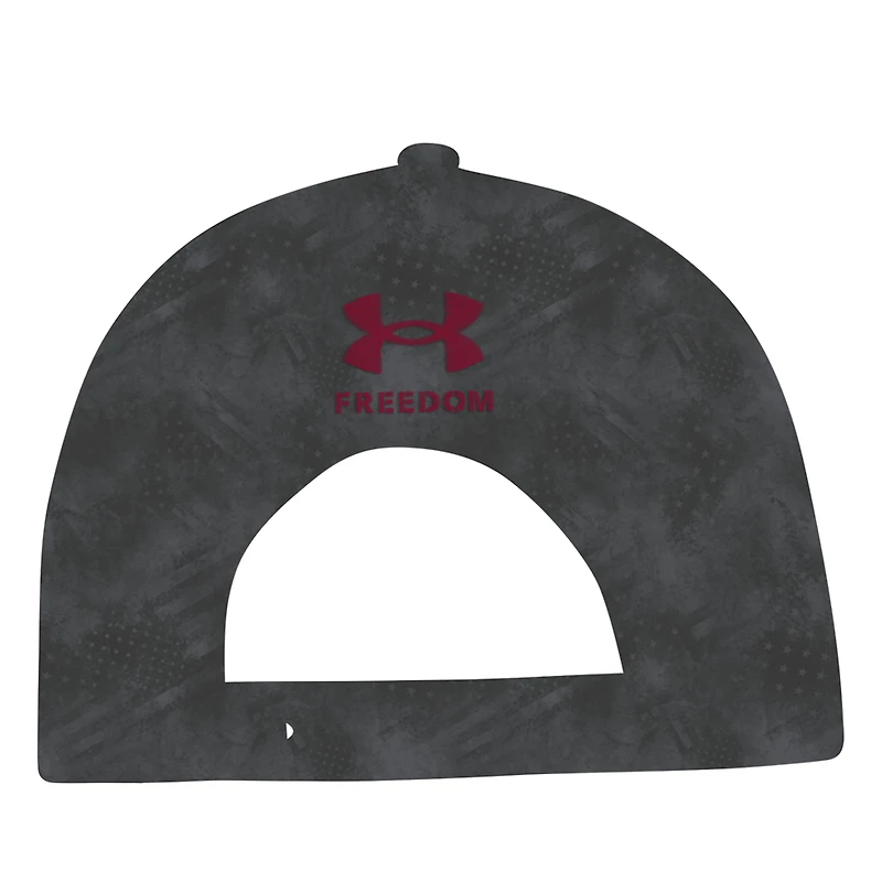 Casquette Snapback ArmourFuse pour homme Under Armour, couleur charbon, collection Freedom des Gamecocks de Caroline du Sud