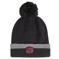 Men's Under Armour Charcoal South Carolina Gamecocks Freedom Collection Cuffed Knit Hat with Pom