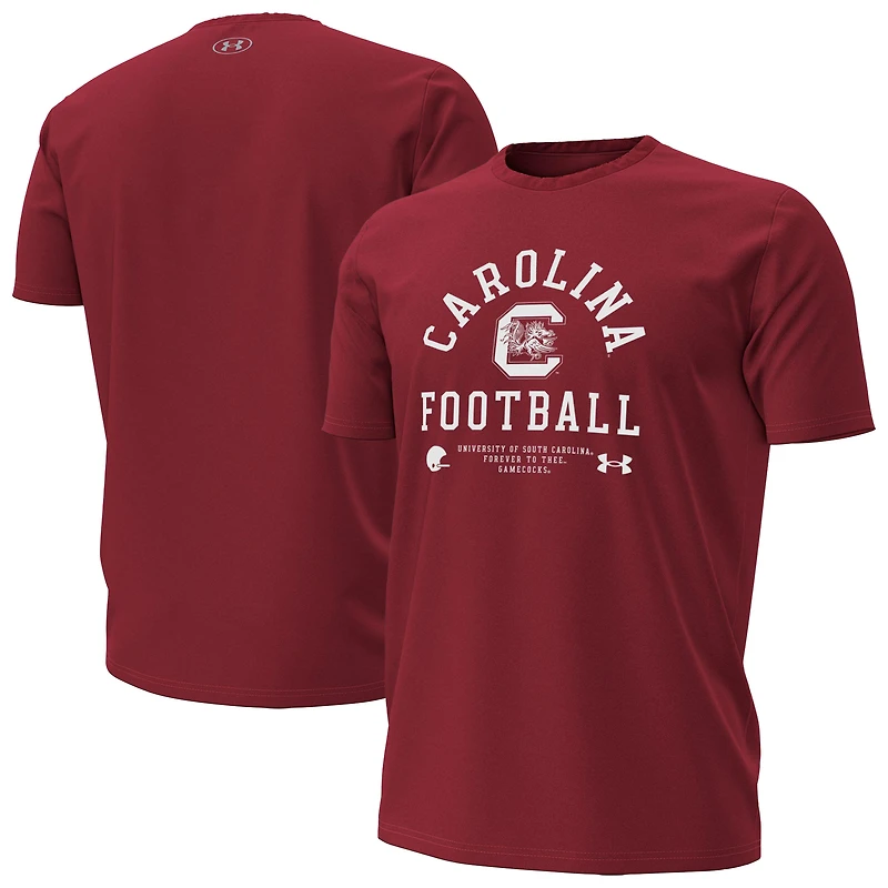 T-shirt de performance Under Armour Garnet South Carolina Gamecocks 2025 pour homme