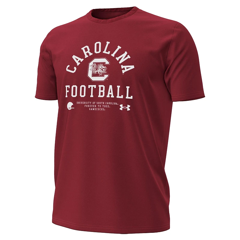 Men's Under Armour  Garnet South Carolina Gamecocks 2025 Sideline Football Performance T-Shirt