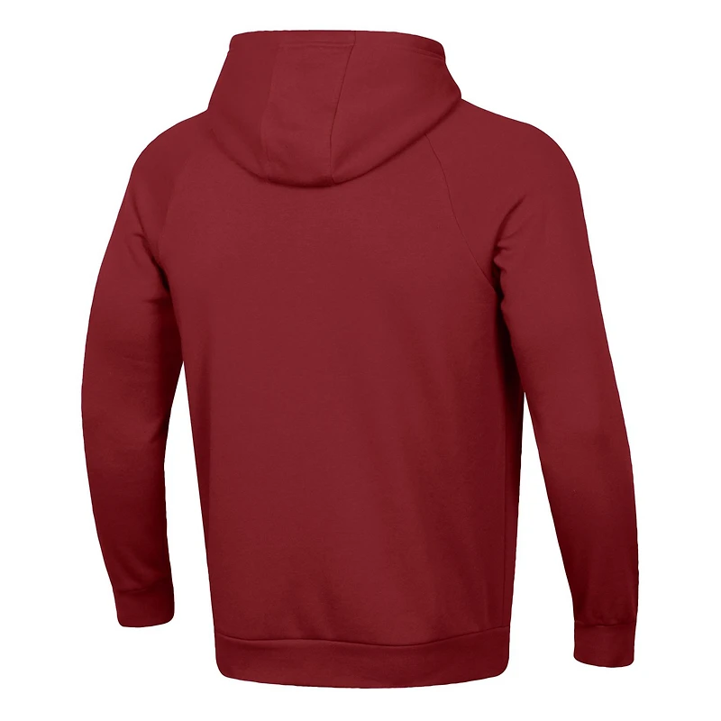 Sweat à capuche polaire Under Armour Garnet South Carolina Gamecocks 2025 Sideline Rival pour homme