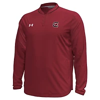 Men's Under Armour Garnet South Carolina Gamecocks Motivate Long Sleeve Quarter-Zip Jacket