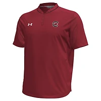 Haut Under Armour Garnet South Carolina Gamecocks Motivate à fermeture éclair quart de tour pour homme