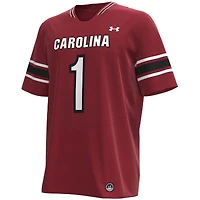 Men's Under Armour  Garnet South Carolina Gamecocks Premier Football Jersey