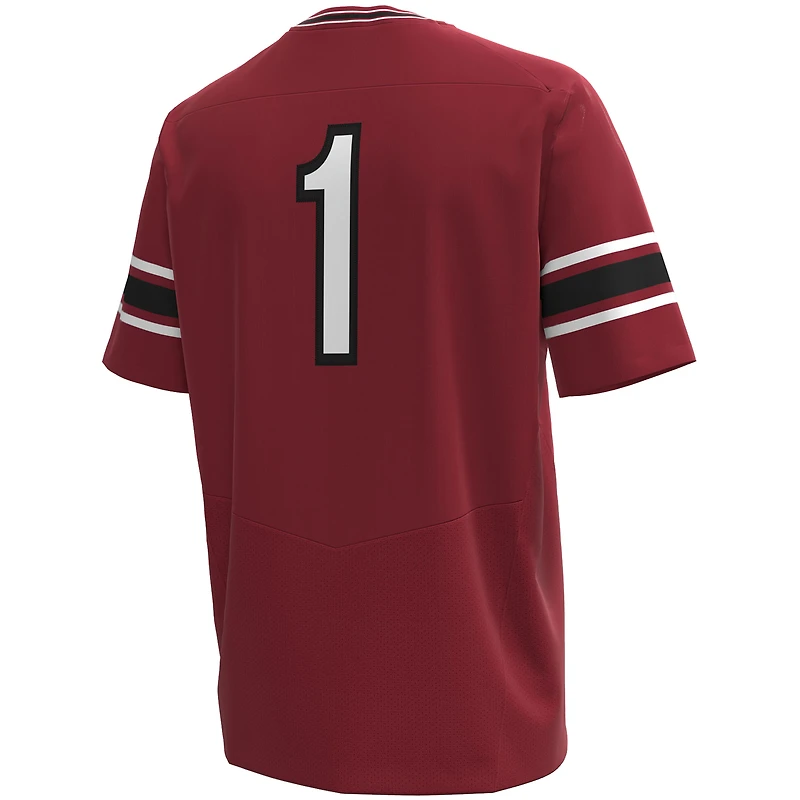 Men's Under Armour  Garnet South Carolina Gamecocks Premier Football Jersey