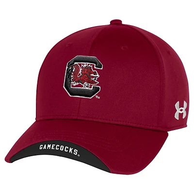 Casquette ajustable Under Armour Garnet South Carolina Gamecocks Sideline Blitzing Accent pour homme