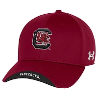 Casquette ajustable Under Armour Garnet South Carolina Gamecocks Sideline Blitzing Accent pour homme