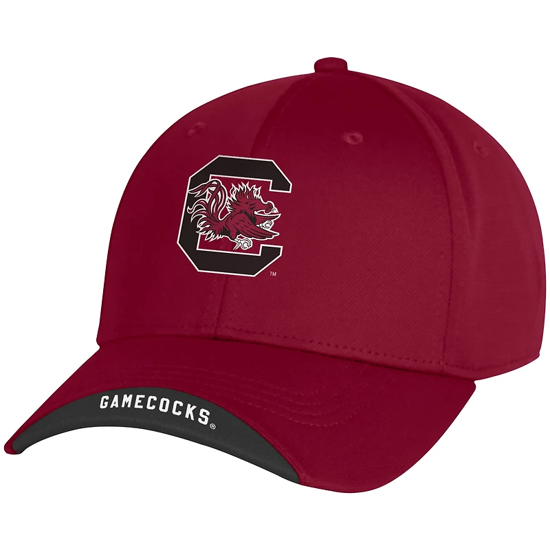 Casquette Under Armour Garnet South Carolina Gamecocks Sideline Blitzing Accent Flex pour homme