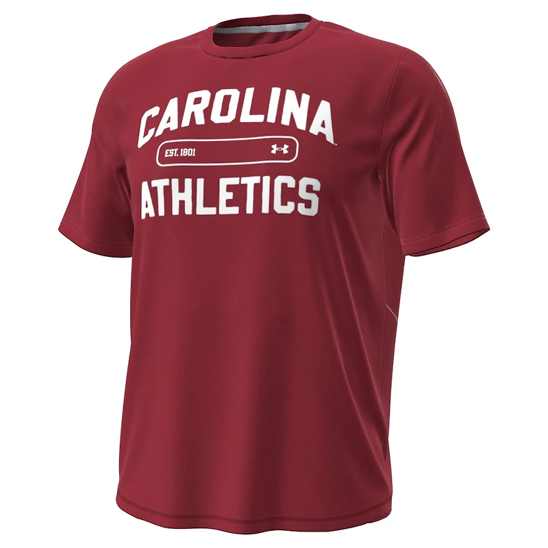 T-shirt Under Armour Garnet South Carolina Gamecocks pour homme