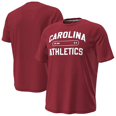 T-shirt Under Armour Garnet South Carolina Gamecocks pour homme